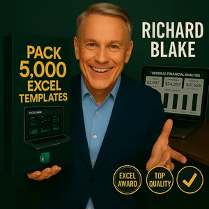 Cover image for Online course Pack 5.000 Excel Templates