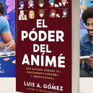 Imagen de portada para Ebook El poder del anime 100 datos