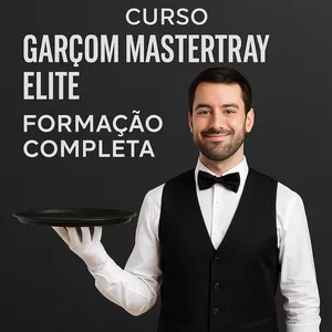 Imagem de capa para o Curso online Garçom MasterTray Elite – Formação Completa 