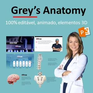 Imagem de capa para o Curso online Template Grey's Anatomy no PowerPoint