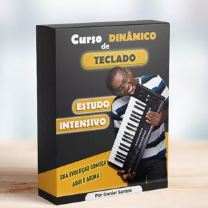 Imagem de capa para o Curso online Curso Dinâmico de Teclado - Estudo Intensivo 