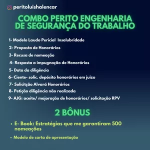 Imagem de capa para o Curso online Combo Perito Judicial Engenharia de Segurança do Trabalho