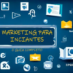 Imagem de capa para o Ebook Marketing Digital para Iniciantes: Guia Completo para Começar a Divulgar seu Negócio na Internet