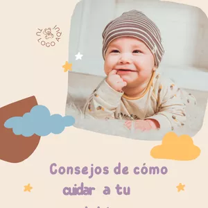 Imagen de portada para Ebook consejos de como cuidar a tu bebé