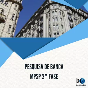 Imagem de capa para o Curso online MPSP 2° Fase - Pesquisa de Banca