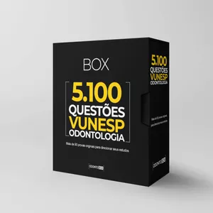 Imagem de capa para o Curso online BOX [5.100 Questões Vunesp Odontologia]