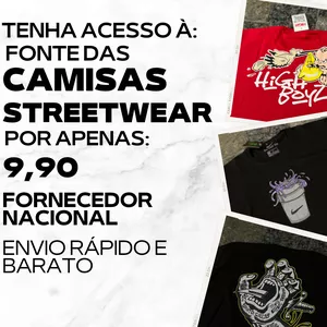 Imagem de capa para o Ebook ⛲ FONTE DAS CAMISAS STREETWEAR  🔥