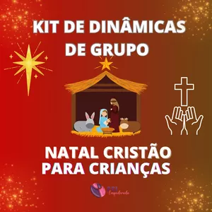 Imagem de capa para o Ebook Kit Emoções de Natal Cristão: Ensinando o Amor e a Esperança às Crianças