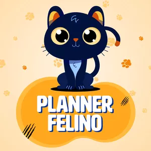 Imagem de capa para o Ebook LEVE JUNTO: Planner Felino