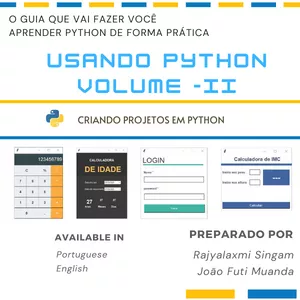 Imagem de capa para o Ebook Usando Python - Criando Projetos em Python