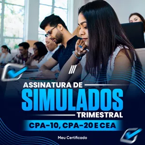 Imagem de capa para o Curso online Assinatura Premium Trimestral - Simulados Meu Certificado