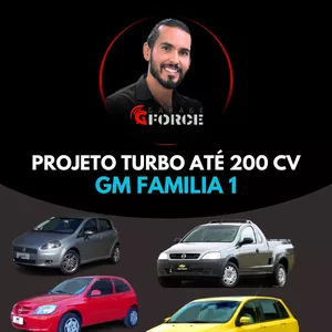 Imagem de capa para o Ebook PROJETO TURBO GM FAMÍLIA I ATÉ 200CV 