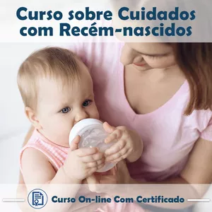 Imagem de capa para o Curso online Curso de Cuidados com Recém-Nascidos