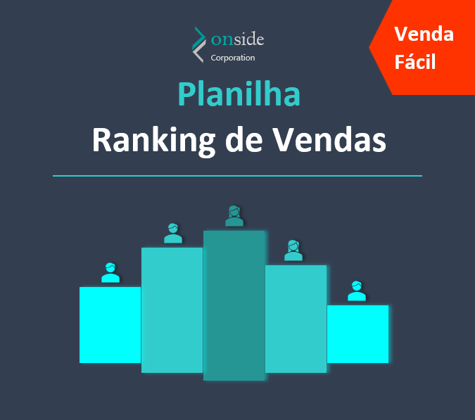 Planilha de Ranking de Vendas 5.0 por Onside Corporation ® - Soluções em Planilhas Inteligentes