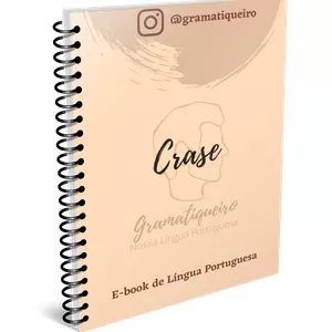 Imagem de capa para o Ebook E-book sobre Crase.