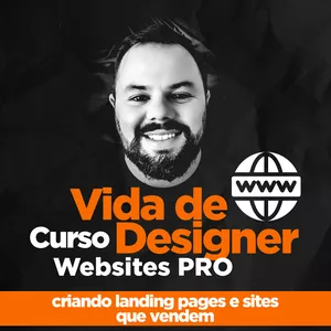 Imagem de capa para o Curso online Vida de Designer - Websites PRO