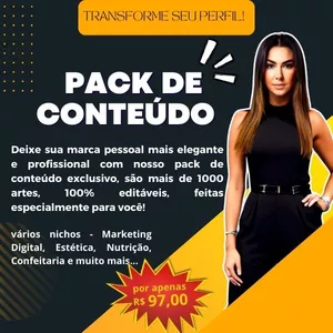 Imagem de capa para o Ebook PACK DE CONTEÚDO - TRANSFORME SEU PERFIL
