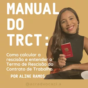 Imagem de capa para o Ebook MANUAL DO TRCT: Como calcular a rescisão e entender o Termo de Rescisão do Contrato de Trabalho.