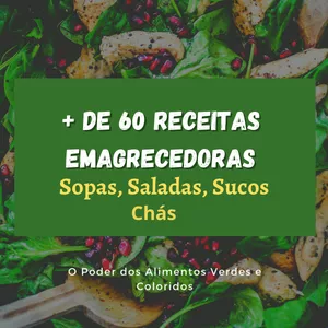 Imagem de capa para o Ebook 60 Receitas Emagrecedoras + BÔNUS