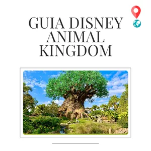 Imagem de capa para o Ebook GUIA COMPLETO do Animal Kingdom, parque da Disney Orlando