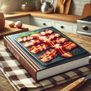 Imagem de capa para o Ebook Bacon: O Rei da Cozinha em 15 Receitas Incríveis e Irresistíveis