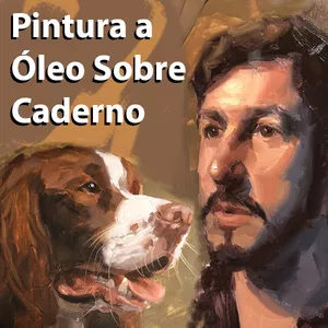 Pintura a Óleo sobre Caderno por Lado B Escola Para Tatuadores