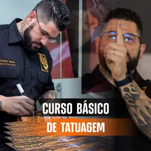Imagem de capa para o Evento presencial Curso Básico de Tatuagem