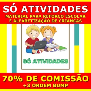 Imagem de capa para o Ebook Só Atividades - Atividades pedagógicas para Alfabetização