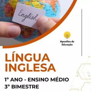 Imagem de capa para o Ebook Língua Inglesa 1º Ano 3º Bimestre (Ensino Médio) - Apostila com Planos de Aula