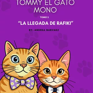 Imagen de portada para Ebook Las Aventuras de Tommy el Gato Mono Tomo 2 " La llegada de Rafiki"