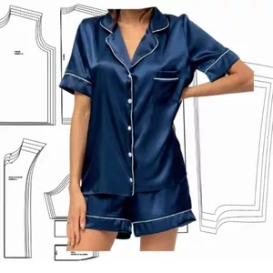 Imagem de capa para o Ebook MOLDE PIJAMA AMERICANO CURTO