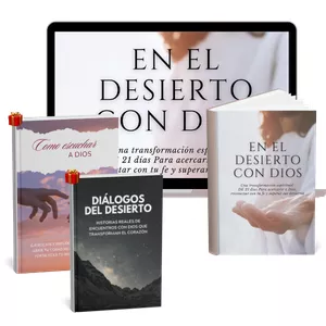 Imagen de portada para Ebook En el Desierto con Dios: Una transformación espiritual en 21 días para acercarte a Dios, reconectar con tu fe y superar tus desiertos.
