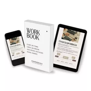 Imagen de portada para Ebook WORKBOOK: Crea, Vende y Gana con productos digitales