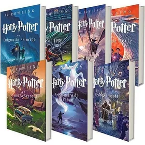 Imagem de capa para o Ebook Saga Completa do Harry Potter em PDF