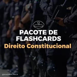 Imagem de capa para o Curso online Pacote de Flashcards de Direito Constitucional 