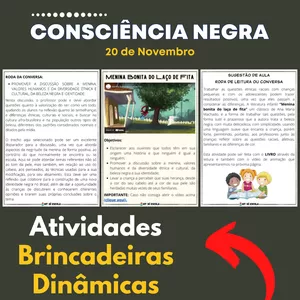 Imagem de capa para o Ebook KIT CONSCIÊNCIA NEGRA - Atividades e Lembrancinhas