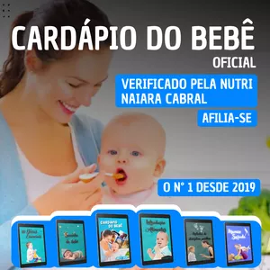 Imagem de capa para o Ebook Cardápio do Bebê