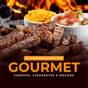 Imagem de capa para o Ebook Acompanhamentos Gourmet: Farofas, Vinagretes e Molhos