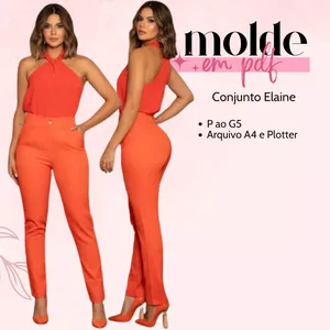 Imagem de capa para o Ebook MOLDE EM PDF - CONJUNTO ELAINE