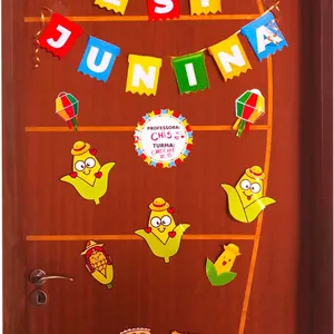 Imagem de capa para o Ebook Painel junino para porta Turma da Mônica