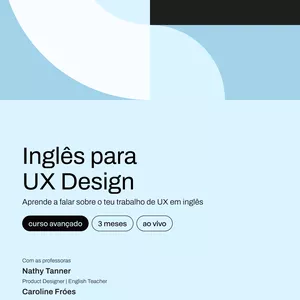 Imagem de capa para o Curso online Inglês para UX Design | TheStarter