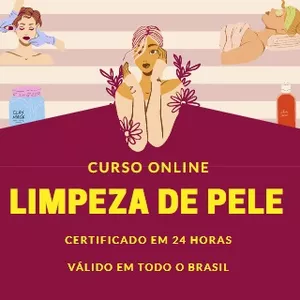 CURSO LIMPEZA DE PELE + CERTIFICADO