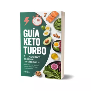 Imagen de portada para Ebook Guía Keto Turbo 7 Trucos para Acelerar Resultados + Menú Avanzado de 7 Días