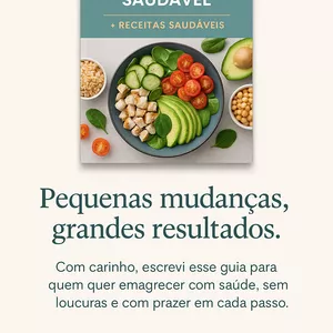 Imagem de capa para o Ebook Emagrecer com saúde 