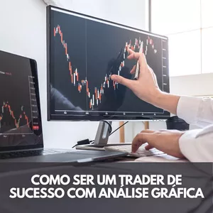 Imagem de capa para o Ebook COMO SER UM TRADER DE SUCESSO COM ANÁLISE GRÁFICA