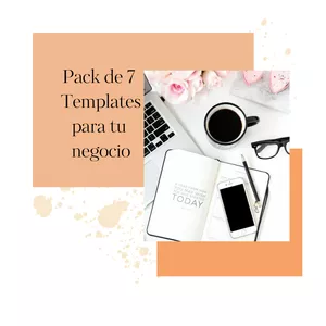 Imagen de portada para Ebook Pack 7 templates editables para instagram