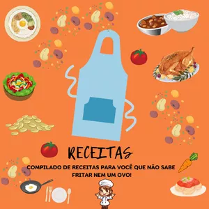 Imagem de capa para o Ebook RECEITAS | COMPILADO DE RECEITAS DO DIA A DIA.