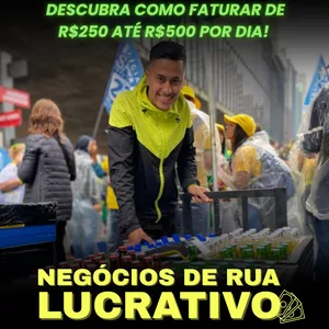 Imagem de capa para o Curso online 💰 Negócio de Rua Lucrativo: Aprenda a Faturar R$250 a R$500 Dia (Mesmo começando do Zero)