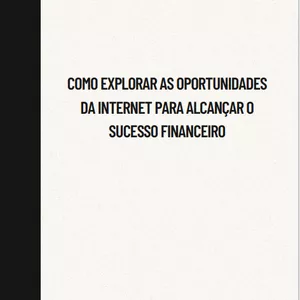 Imagem de capa para o Ebook A riqueza em seus dedos "como explorar as oportunidades da internet para alcançar o sucesso financeiro"