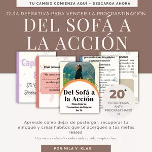 Imagen de portada para Ebook Del Sofá a la Acción: Guía para Vencer la Procrastinación y Alcanzar tus Metas